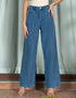 RHINESTONE WIDE LEG JEANS